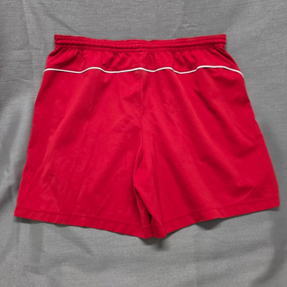 Nike Mens Red Athletic Soccer Shorts XL White Piping 341543-657 FA09 - Picture 5 of 7